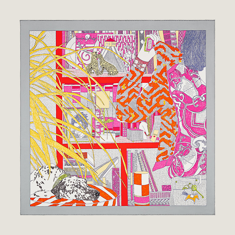 エルメスでランデヴー Rendez-Vous Chez Hermes カシシル Rendez-Vous Chez Hermes scarf 70 | Hermès Finland